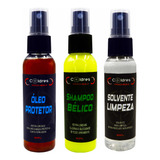 Kit Limpeza De Armas - Óleo / Solvente / Shampoo Bélico 