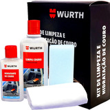 Kit Limpeza E Hidratação Banco Couro Automotivo Wurth Rpw