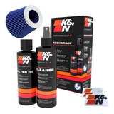 Kit Limpeza Filtro De Ar K&n Spray + Óleo Azul Kn 99-5050bl