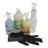 Kit Limpeza Goma Passa Roupa Lustra Móvel Sabão Concentrado