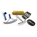 Kit Limpeza Limpa Cavalo Rodo Pente Escova Ranilha + Outros