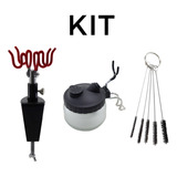 Kit Limpeza P/ Aerógrafo E Suporte - Alunos Fábio Bechinski