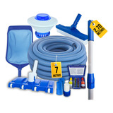 Kit Limpeza Para Piscinas Fibra Vinil