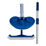 Kit Limpeza Piscina Inflável Intex Aspirador Escova Cabo 