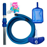 Kit Limpeza Piscina Inflavel Intex Mangueira Cabo Aspirador