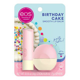 Kit Lip Balm Birthday Cake Eos - 2 Peças