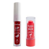 Kit Lip Tint + Tint Balm Dailus Frozen De Melancia 