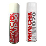 Kit Líquido Revelador D70 / Penetrante Vp30 Metal Chek
