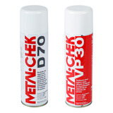 Kit Líquido Revelador D70 / Penetrante Vp30 Metal Chek