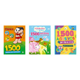Kit Livros 1500 Adesivos Para Professores - Com 3 Livros