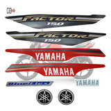 Kit Logo Emblema Faixa Yamaha Factor