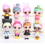 Kit Lol Bonecas E Surpresa Acessórios 8 Pcs