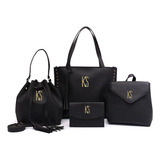 Kit London 4 Em 1 Bolsa Sacola Bolsa Saco Mochila Porta Doc