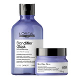 Kit Loreal Blondifier Gloss Shampoo 300ml