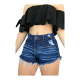 Kit Lote 10 Shorts Jeans Destroyed