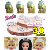 Kit Lote 30 Coroa Para Boneca Barbie Princesa Disney Susi
