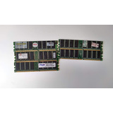 Kit Lote 4 Memórias Diversas Ddr 1gb Ddr Ddr1 Ddr400 400mhz