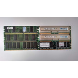Kit Lote 6 Memórias Diversas 256mb Sdram Ddr333 128mb Ddr
