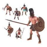 Kit Lote De Bonecos Gladiadores Romanos