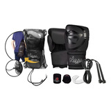 Kit Luva Boxe / Muay Thai - Black Naja 