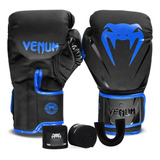 Kit Luva Impact Evo Muay Thai Boxe Venum + Bandagem + Bucal 