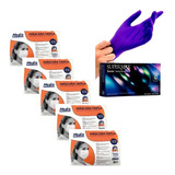 Kit Luvas Nitrílica Premium + 5 Cx Máscara Proteção Oferta