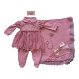 Kit Luxo Saída De Maternidade Menina
