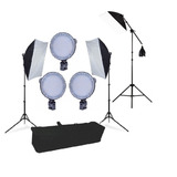 Kit Luz Continua Softbox 50x70 Luz De Led Easy -bicolor 378 Leds Para Iluminação