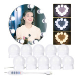 Kit Luz Led Camarim Espelho Maquiagem Penteadeira Decorativa