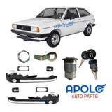 Kit Maçaneta Cilindro Porta Mala Ignição Gol Voyage G1 80/86