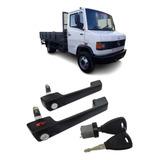 Kit Maçaneta Externa Porta + Cilindro Ignição Caminhão 709.