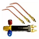 Kit Maçarico De Solda 200 + 3 Extensões Bicos Glp Nº 2/ 4 /6