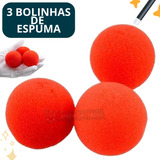 Kit Mágica 3 Bola De Espuma Sponge Balls Truques
