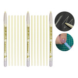 Kit Magico 3 Lapiseiras 12 Refis Giz Reposição Apaga Calor 