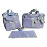 Kit Mala Maternidade + Mochila Maternidade 2 Em 1 + Trocador