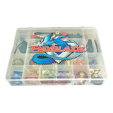 Kit Maleta 12 Bey Blade Batalha Beyblade Burst Metal Led Cor Colorida