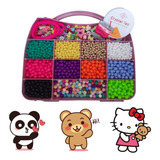 Kit Maleta Miçangas Artesanato P/ Montar3000 Peças + Brinde
