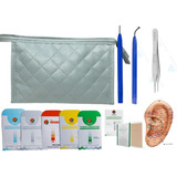 Kit Maleta Para Auriculoterapia Completa 11 Peças + Brinde
