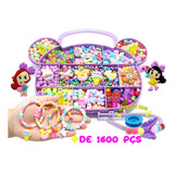 Kit Maleta Pote Para Fazer Colar E Pulseira Infantil Bijult