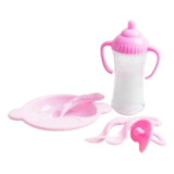 Kit Mamadeira, Prato, Talheres E Chupeta Para Boneca Reborn