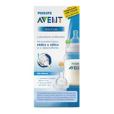 Kit Mamadeira Avent 260ml Transparente Bico N°2 + 1 Bico N°4
