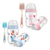 Kit Mamadeira + Escova De Bicos E Mamadeiras Fisher Price