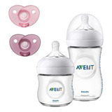 Kit Mamadeira Pétala 260ml Com Chupeta Soothie Philips Avent