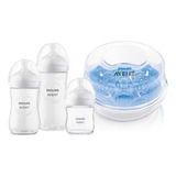 Kit Mamadeira Pétala Avent 125/260/330ml+esterilizador Avent