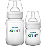 Kit Mamadeiras Classic 02 Pçs (0m A 1m+) - Philips Avent