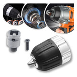 Kit Mandril Aperto Rápido 1/2 X 10mm + Adaptador De Impacto