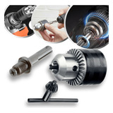Kit Mandril Chave 1/2 Rosca 1,5-13mm + Haste Adaptador Sds