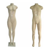 Kit Manequim 2 Masculino + 2 Feminino + Base Grátis