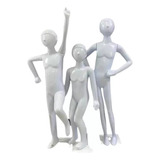 Kit Manequim Infantil Alegria 3 Peças + Bases Barato