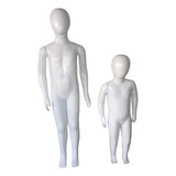 Kit Manequim Plastico 1 Bebe (1-3) +2 Infantil (4-6)-branco